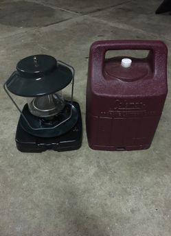 Coleman lantern with case