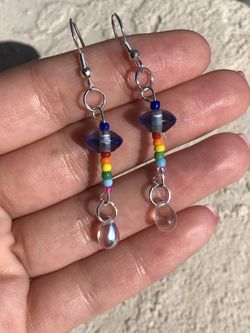 handmade beaded earrings