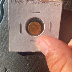 1945 2 Pesos Mexican Gold Coin