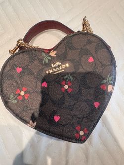 Coach heart bag