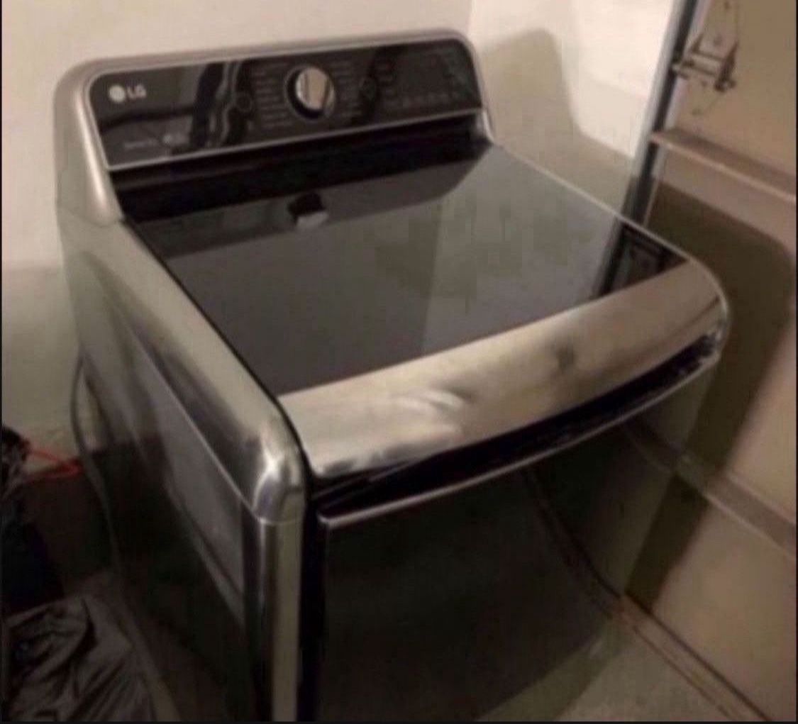LG 9.0 cu ft Mega LARGE Capacity Electric TurboSteam Dryer (normally $1600 plus tax selling $875)