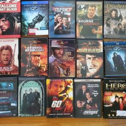 30 Classic action Movie DVDs for sale