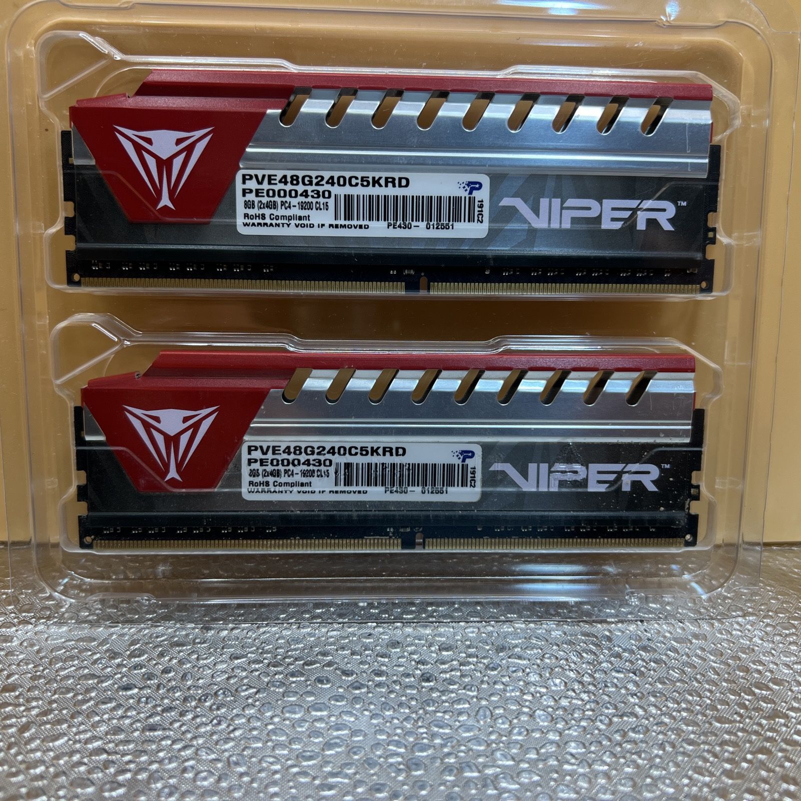 Patriot Viper Elite RAM 8GB (2x4GB) DDR4 PC4-1(contact info removed)MHZ PVEG240C5KRDDesktop