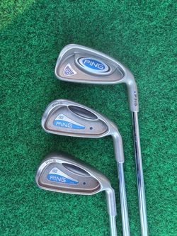 Ping Driving/Long irons, 3, 4, 5 irons- blue dot stiff