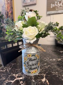Cute Handmade Faux Flower Arrangement.  See my other items for sale.  See Description