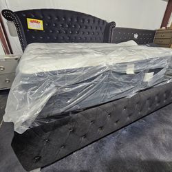 King Black Diamond Platform Frame 