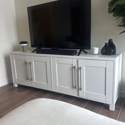 White Contemporary  Modern TV Console Or Dresser