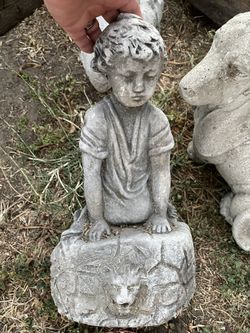 Wishing Boy Garden Statue