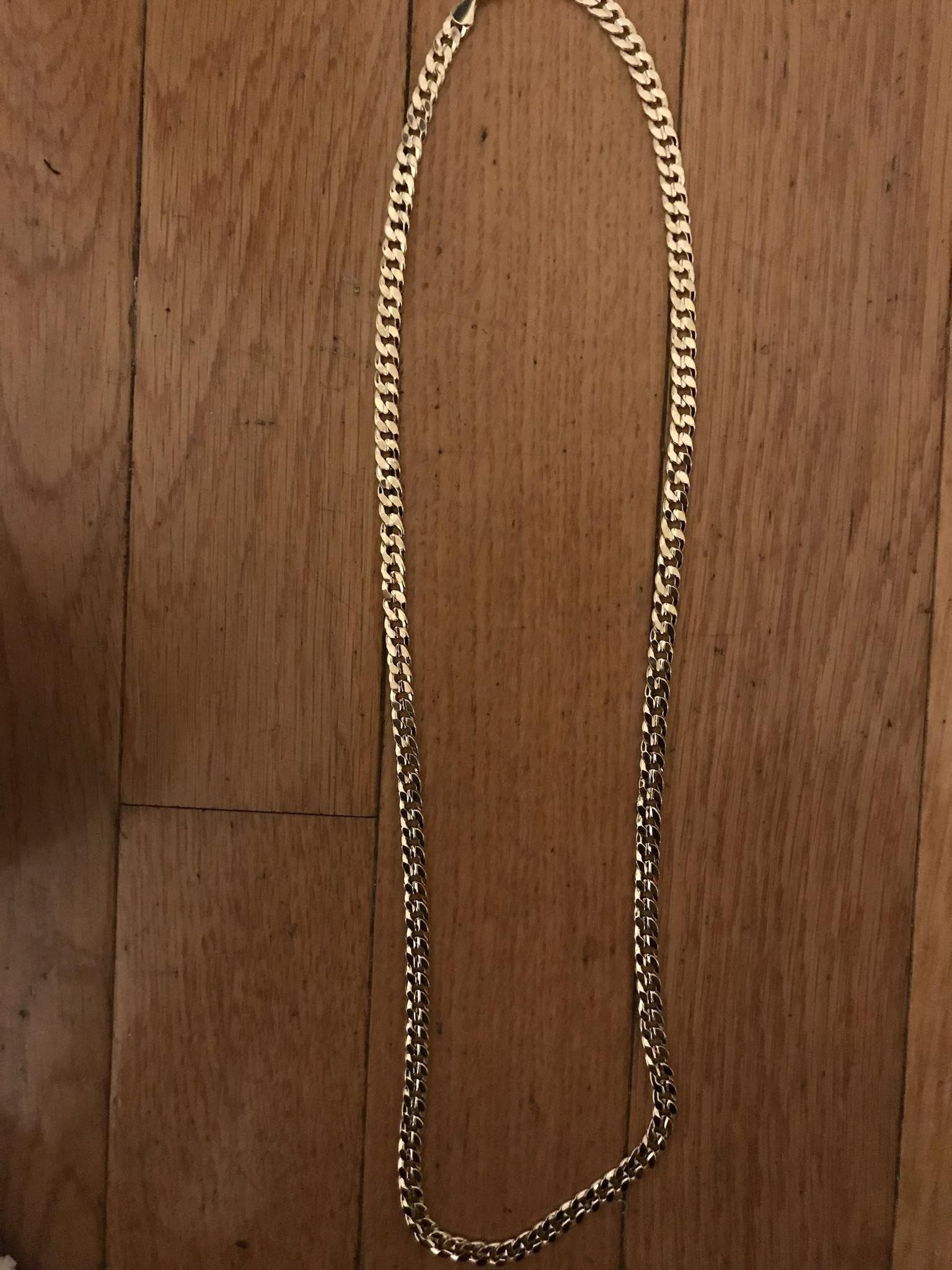 14k Stamped Gold Chain