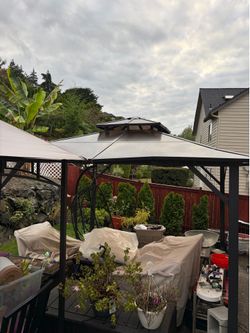 Free  Brown 10X10 Gazebo