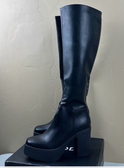 Slick Nicks Platform Knee High Boots LAMODA