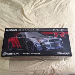 UNOPENED- Traxxas Nissan Skyline GT-R Snap-on Limited 1/10 4WD Brushless 4-TEC