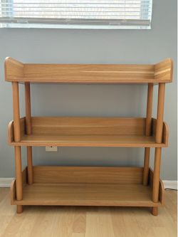 Wooden Bookshelf