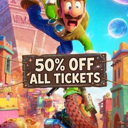 50% Off All Movie Tickets
