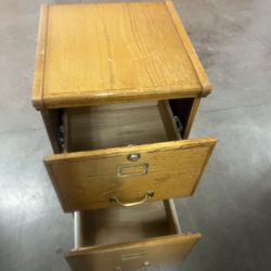Wood File Cabinet