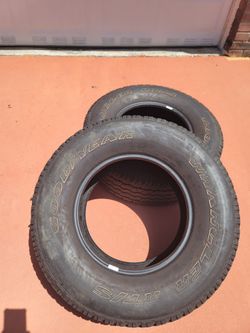 Tires (2) p265/r70 t161119 Good Year Wrangler