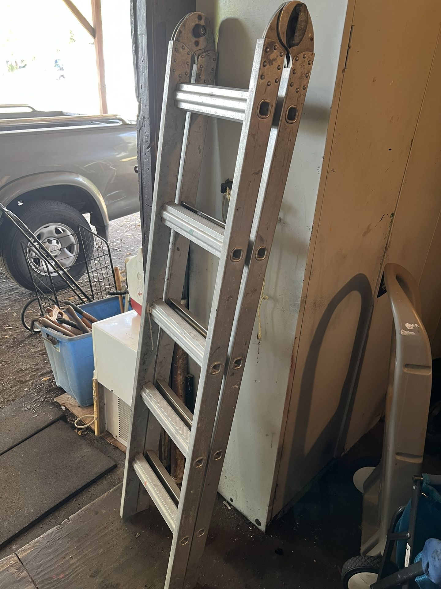 Multi Position Werner 18’ $85 10’ Bifold $40 5’ Aluminum $20 6’ Fiberglass $40. 16’ Extension $85