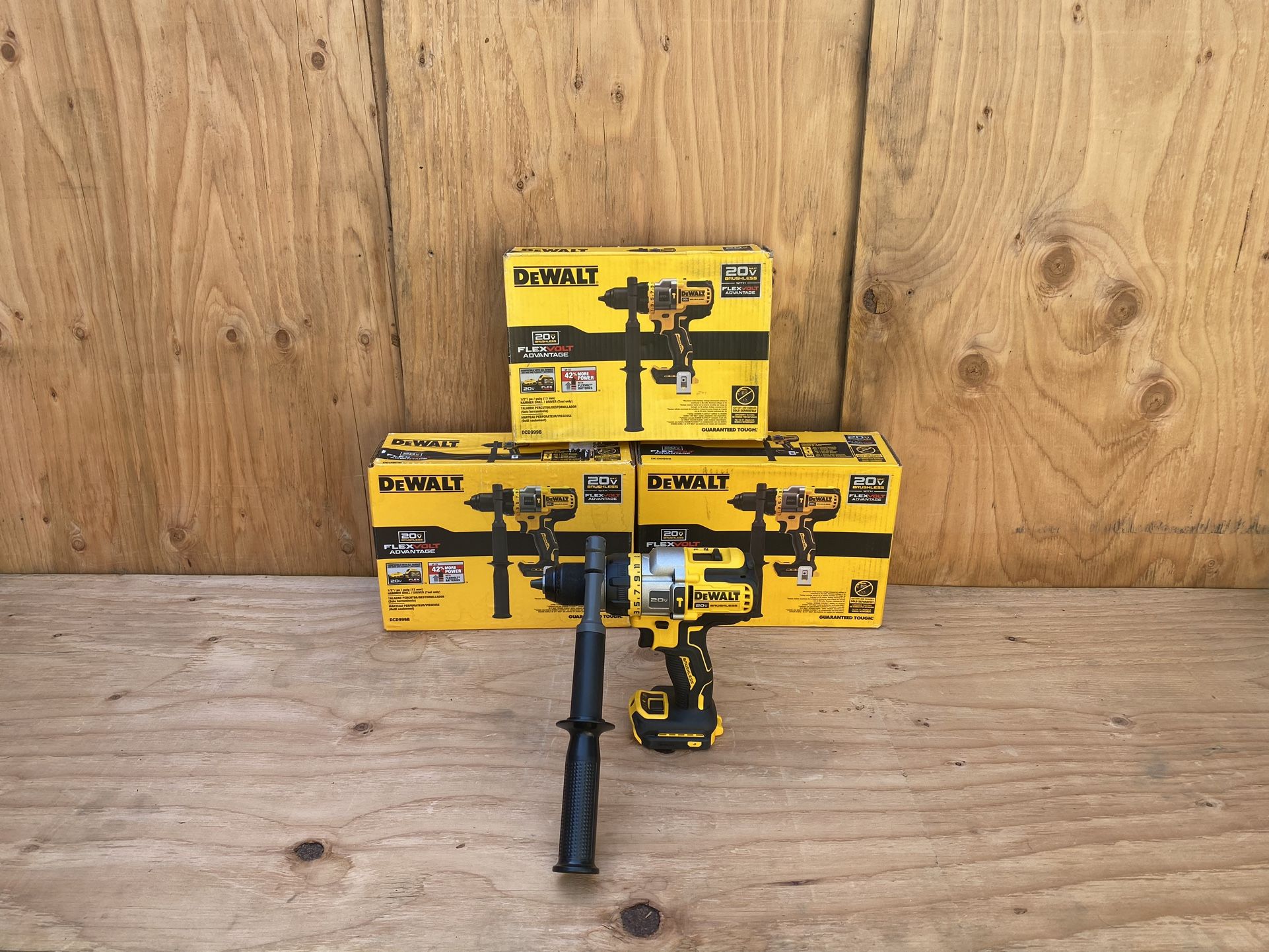 Dewalt 20v Brushless Advantage 1/2” Hammer Drill Model DCD999 (Tool Only)