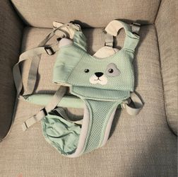 Teal Baby Carrier Dog Design