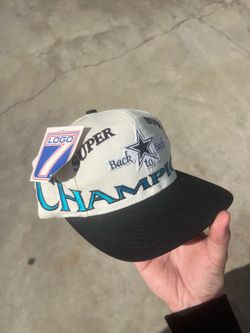 Vintage 90s Logo 7 NFL Dallas Cowboys Back to Back Super Bowl Champions SnapBack Hat