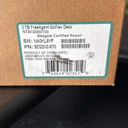 Seagate 2TB Free agent Goflex USB Drive 