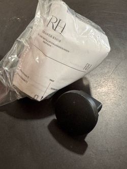Restoration Hardware Corbyn Knob Bronze 1.25” 10114002 Brnz 2 Pcs one new sealed and one open a little of scratches see pictures C3)
