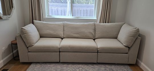Bassett Furniture Beckham 3-Piece Sofa – Like New!