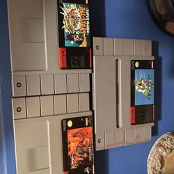 3 Super Nintendo Games