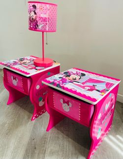 ‼️Adorable Minnie Mouse nightstand for kids.