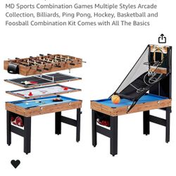 5 In 1 Multi Game Table