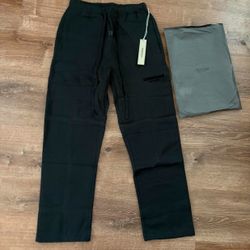 Black Relaxed Essentials Sweatpants