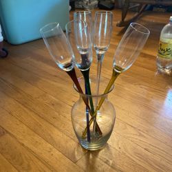 Tulip Champagne Stem Glasses