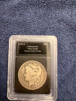 1884 S mark Morgan Dollar