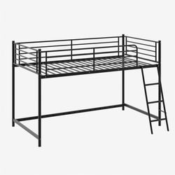 Black metal Jr loft bed