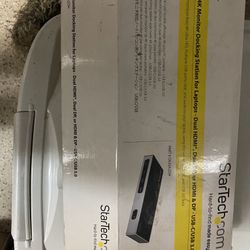 Dual 4k Monitor Docking Station For Laptops-star tech 