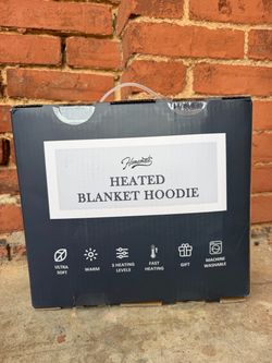 Homemate Heated Wearable Blanket Hoodie with Battery Pack – Brand New
