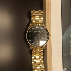 Bulova Gold Watch 