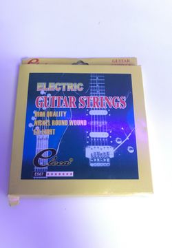 Electric guitar strings