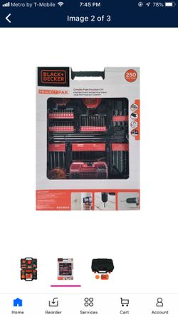 Black+decker 250 pcs