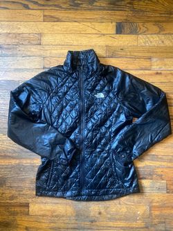 The North Face Thermoball Black Full Zip Nylon Hiking Women’s Jacket Size S