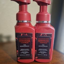 Bath & Body Works Stranger Things "The Demogorgon" Gentle & Clean Foaming Hand Soap (Price Is For Both)