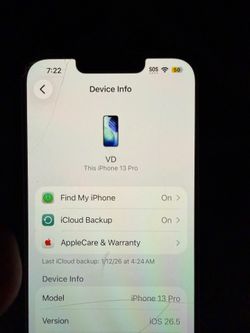 iPhone 13 Pro 256 GB T-Mobile locked