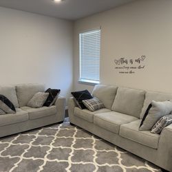 Almost New Sofa Set + Loveseat – Excellent Condition!