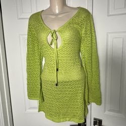 Neon Bikini Cover Up Size S Never Worn 