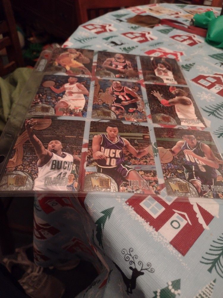 Basketball Bundle 1995 Fleer Metal & 1997 Upper Deck., 1995 Topps, 1995 Skybox. See Below