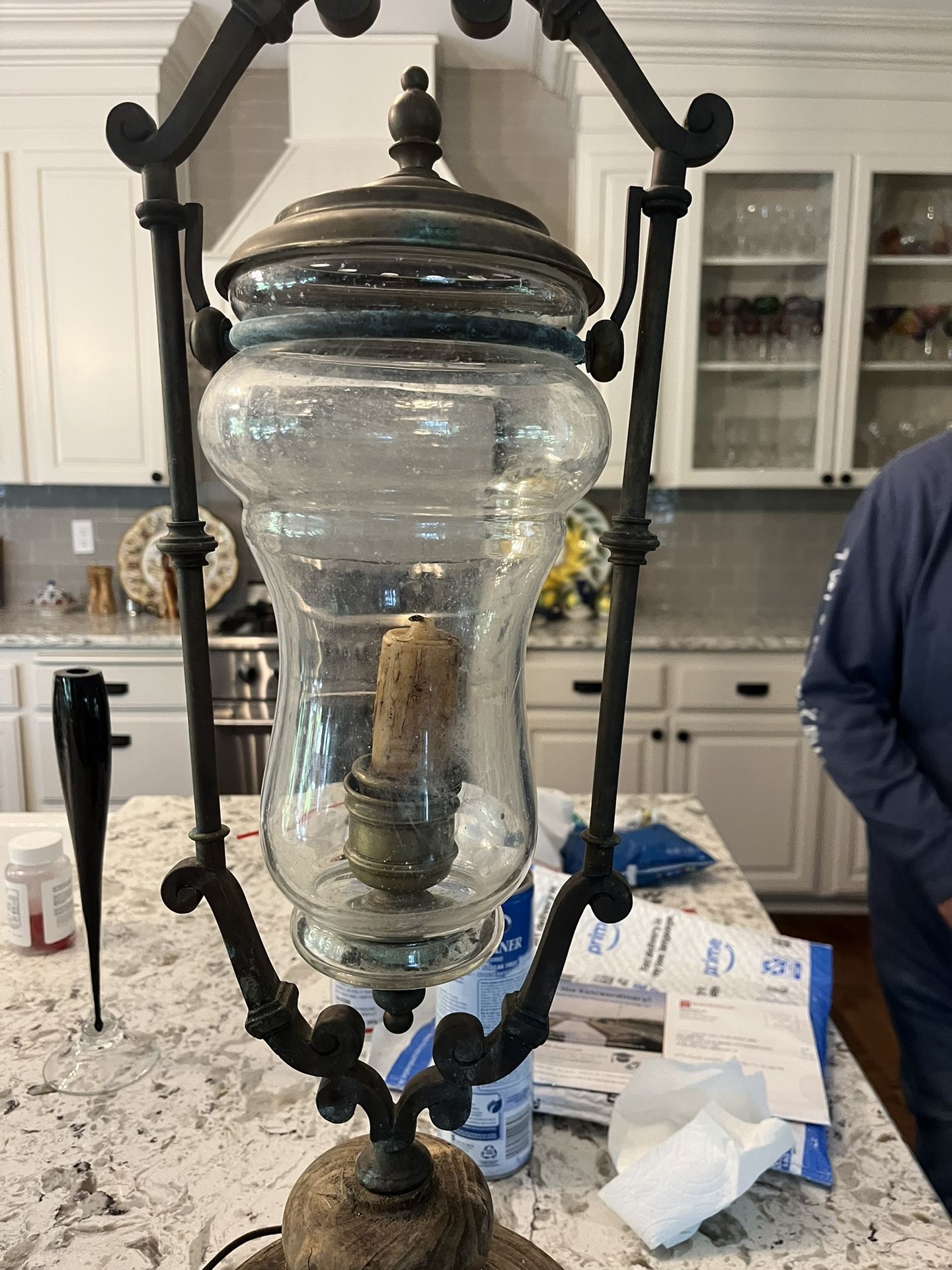 Antique Mariners Lamp From 1920