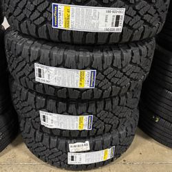 (4) - 255/75/17 Goodyear Duratrac RT Tires