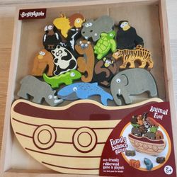Begin Again Wooden Puzzle Balance Boat Game