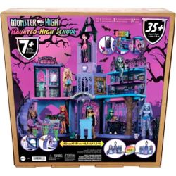 Monster High Haunted High School Doll House with 35+ Pieces of Furniture [NEW]