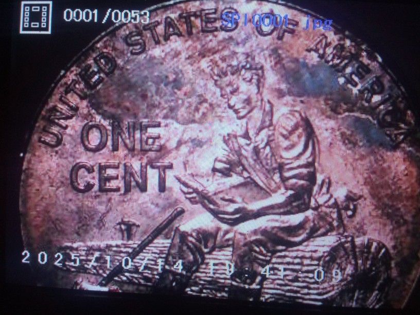 2009 D Penny 1C Licoln Die Clash Error, extra Finger/s, DDR